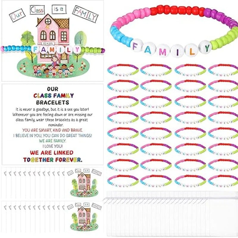 ✨🌈Pack of 25 Welcome BeadBracelets - StrengthenClassroom Friendship & SpreadWarm Kindness!