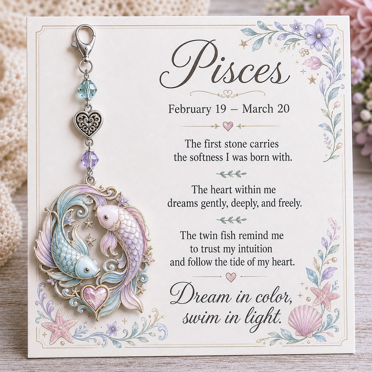 โ๏ธ LAST DAY! ๐ฅ Free Delivery Today Only โ Zodiac Charm Commemorative Card ๐๐