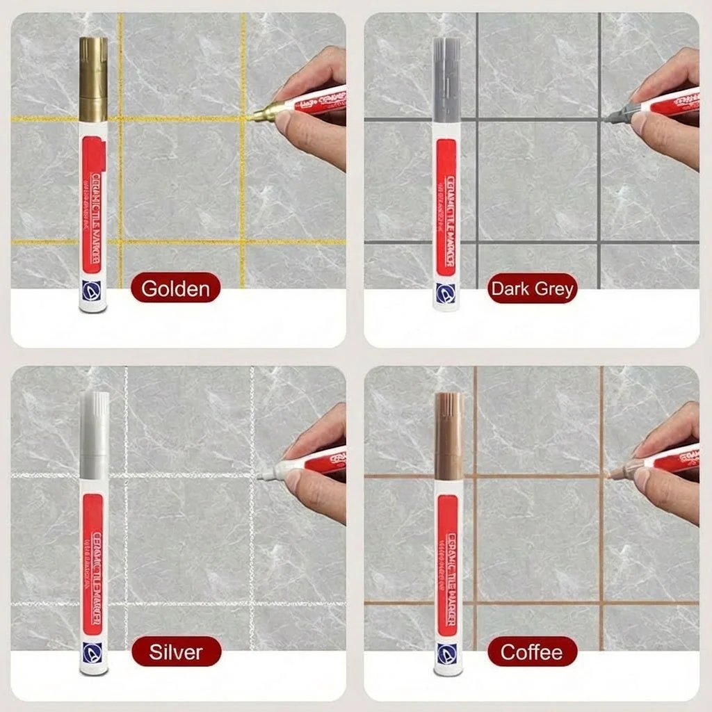 🔥Hot Sale - 49% OFF🔥Anti-Mould & Waterproof Joint Pen for Ceramic Tiles