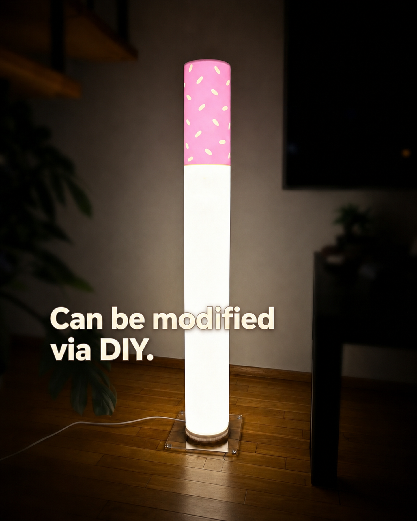 š¬ Cigarette Tube Shaped Style Floor Lamp | Retro Industrial Novelty Ambient Light