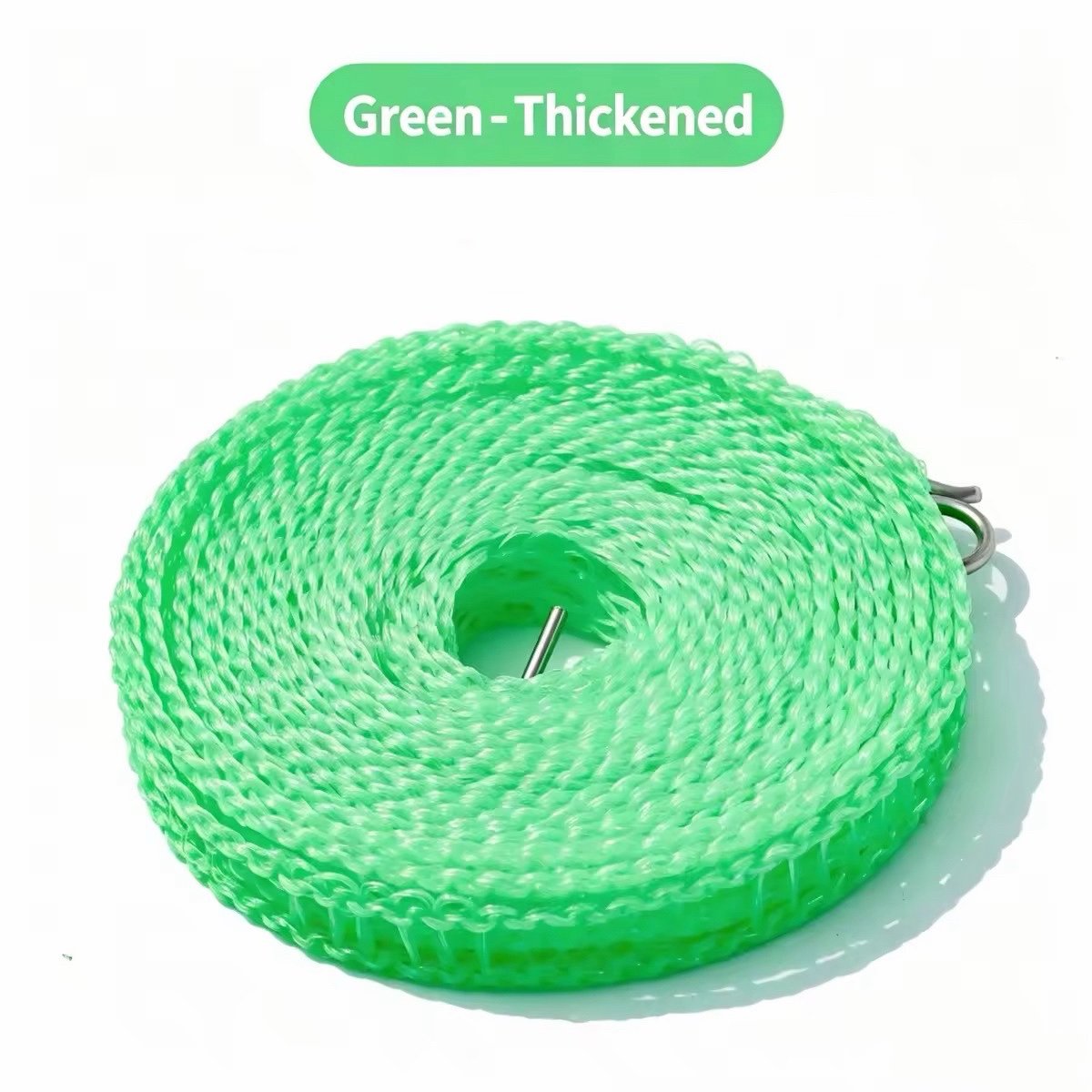 🔥Clothesline for Outside, Adjustable Clothes line,Windproof Clothesline with Hooks, Indoor and Outdoor Laundry and Drying Lines,Ideal Camping & Travel Essentials