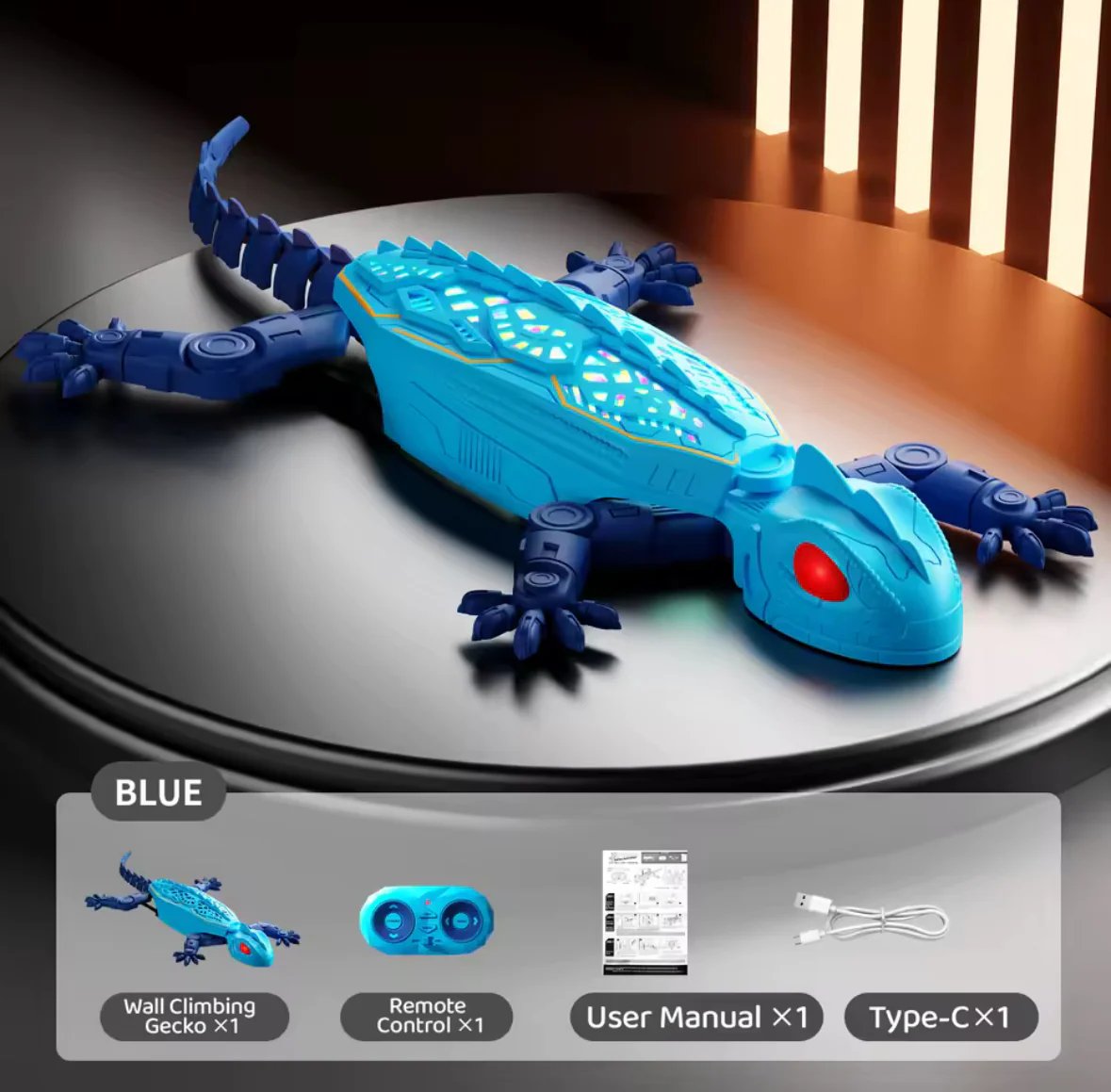 š¦Gecko Rush Remote Control Wall Climbing Lizard Toy ā Ceiling & Floor Crawler
