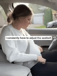 🤰 Pregnancy Seat Belt Adjuster | Ultimate Comfort Car Safety Support for Expecting Moms 🚗✨