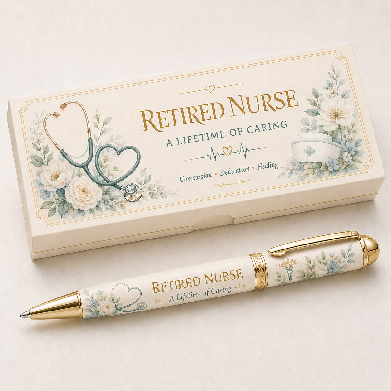 🩺 Retired Nurse A Lifetime Of Caring Pen