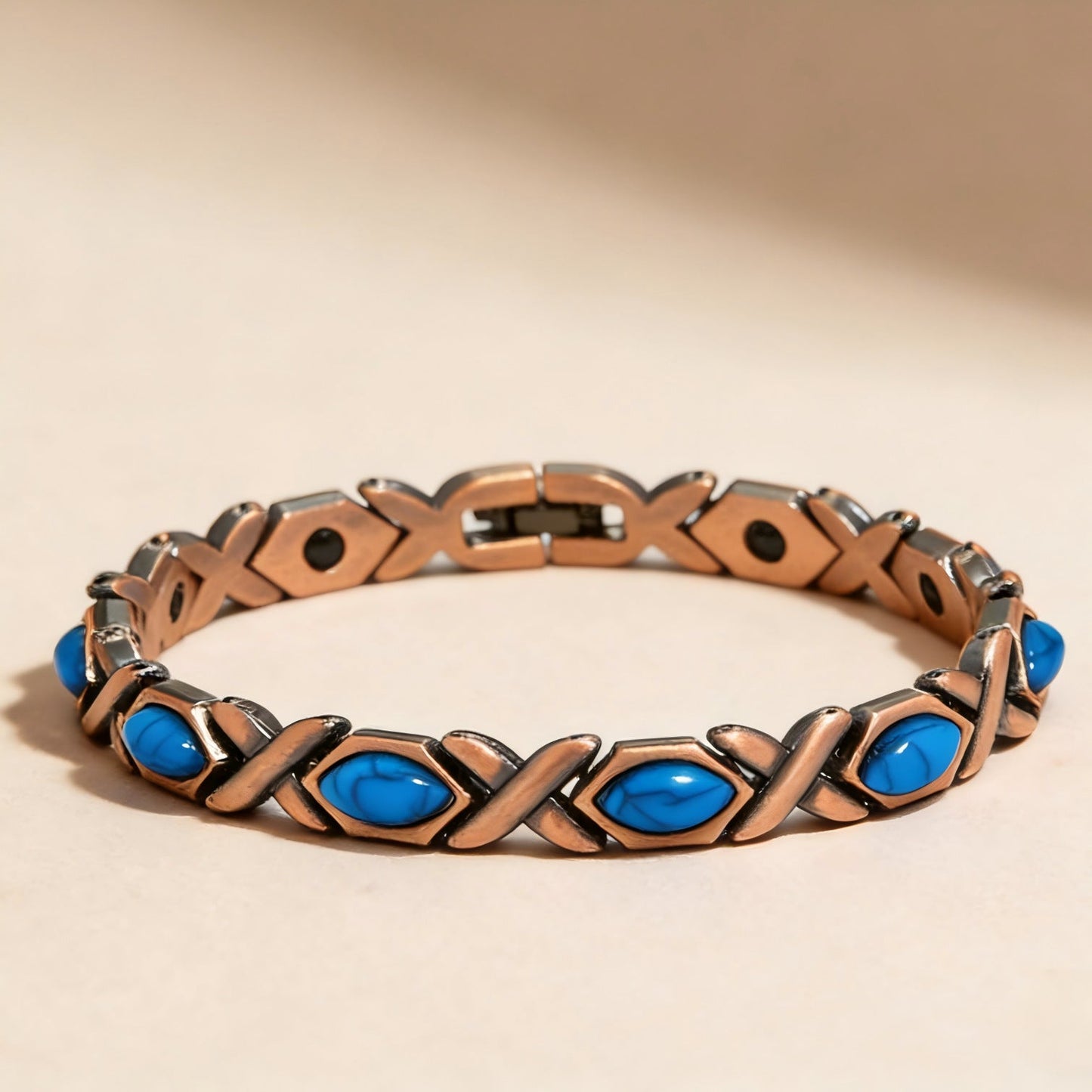 š„šCopper Bracelet for Women, Pure Copper Magnetic Bracelets, Natural Unique Gemstone