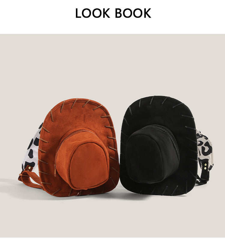 🔥LAST DAY DEAL – Western Cowboy Hat-Shaped Backpack
