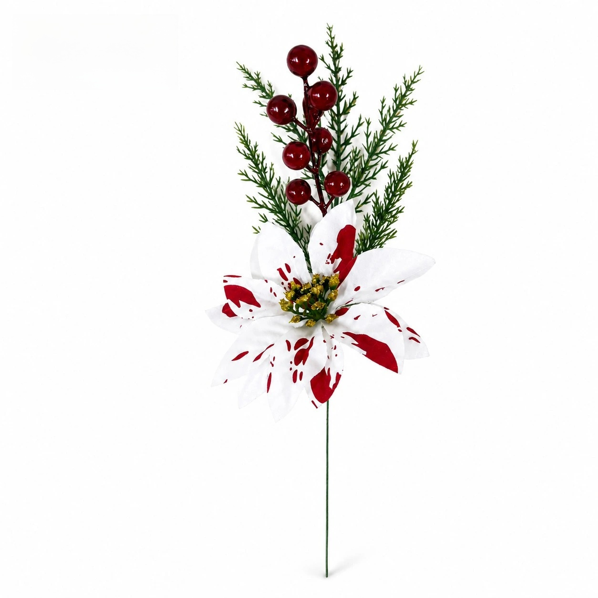 🔥 Last Day 50% OFF - Artificial Poinsettia Potted Plant Insert