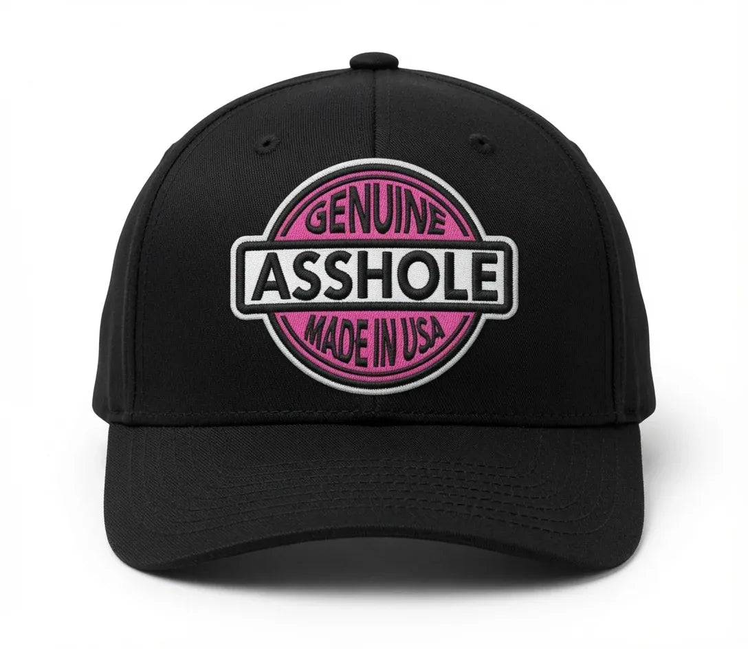 🔥Genuine Asshole Hat | Funny Embroidered Attitude Cap-Made by Jim