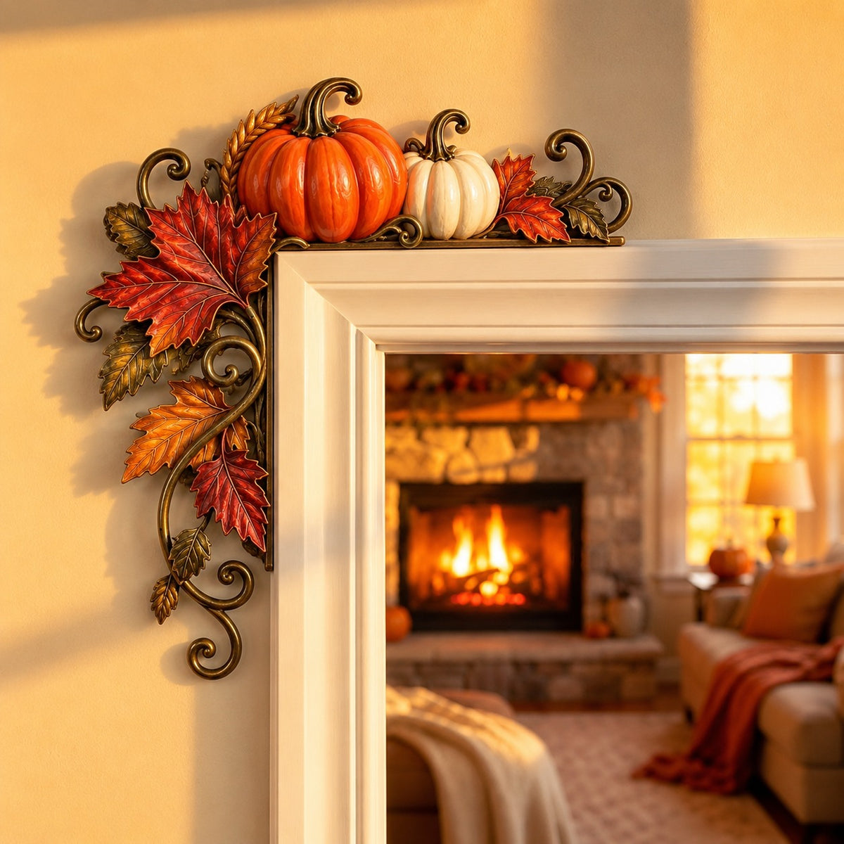 🍁Autumn Cross Door Topper