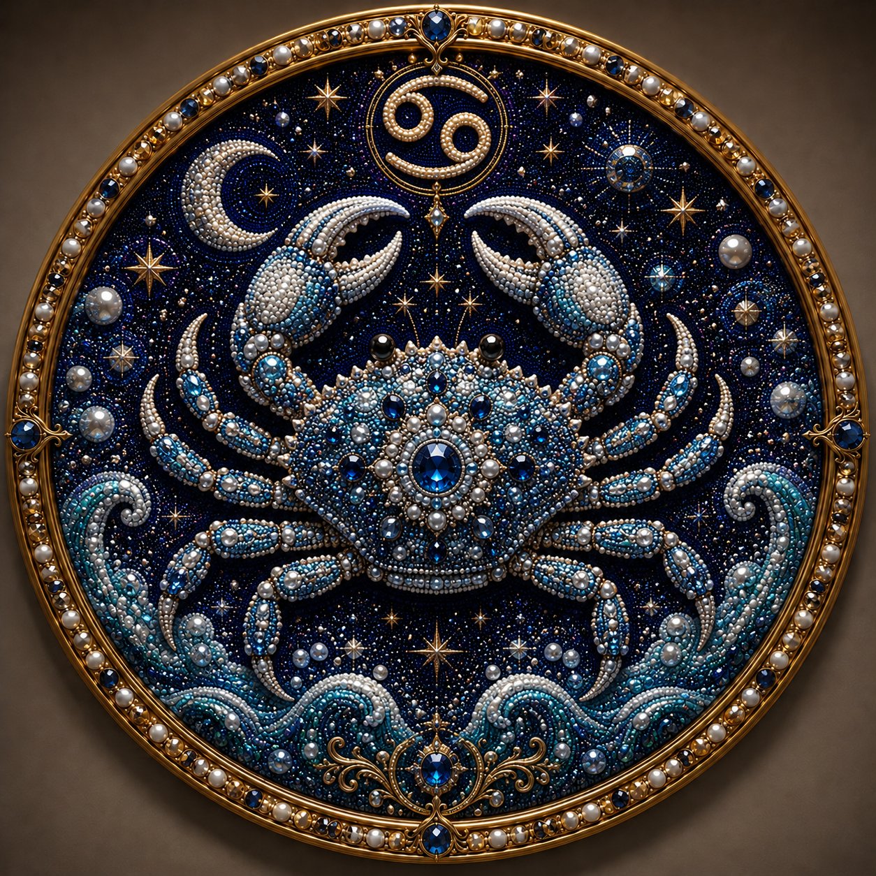 🔥LAST DAY 50% OFF - ♈12 Zodiac Signs Pearl Art Kit — The Perfect Personalized Gift for Astrology Lovers🌙