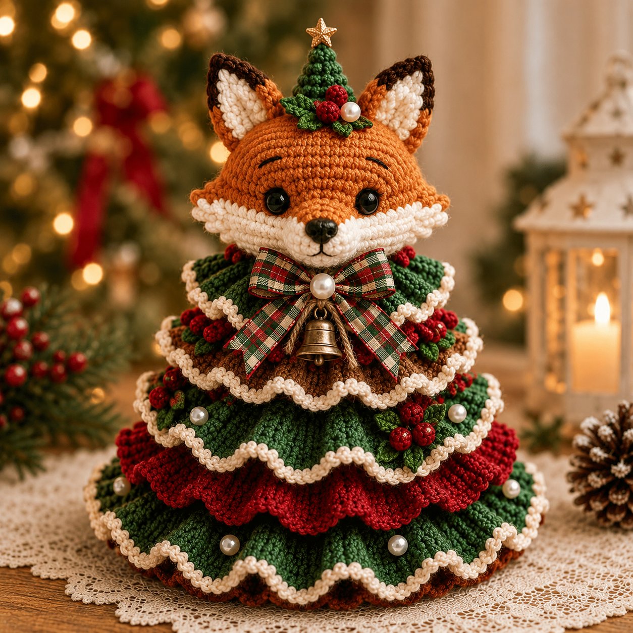 🔥LAST DAY 50% OFF - 🎄Crochet Animal Christmas Tree DIY Kit – Stitch a Little Christmas Magic