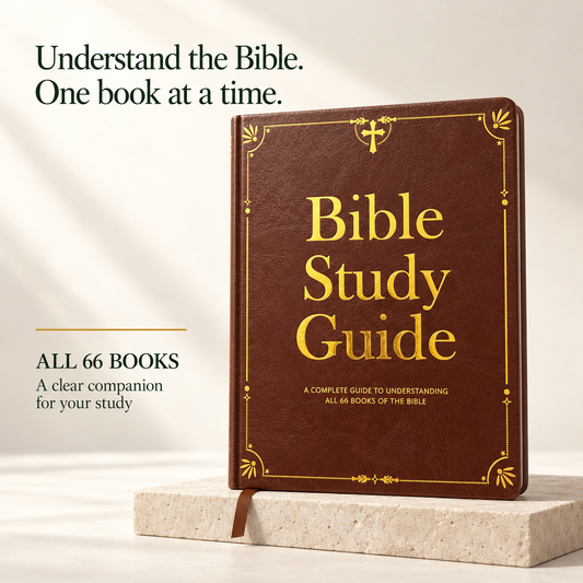🔥Last Day 50% OFF - ✝️📚Bible Study Guide for Women & Men: A Complete Guide to Understanding All 66 Books of the Bible