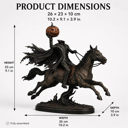 ⏰Limited Stock 50% OFF - 🎃🏇Midnight Chase Headless Horseman Statue | Awaken the Legend of the Hollow(✨Same as the video)