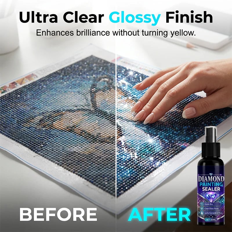 💎🌟Diamond art sealer – locks beads, glossy finish, dries fast & lasts.