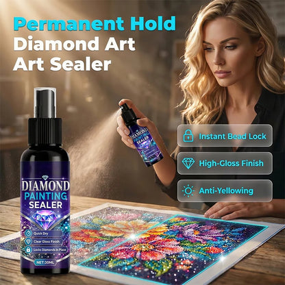 💎🌟Diamond art sealer – locks beads, glossy finish, dries fast & lasts.