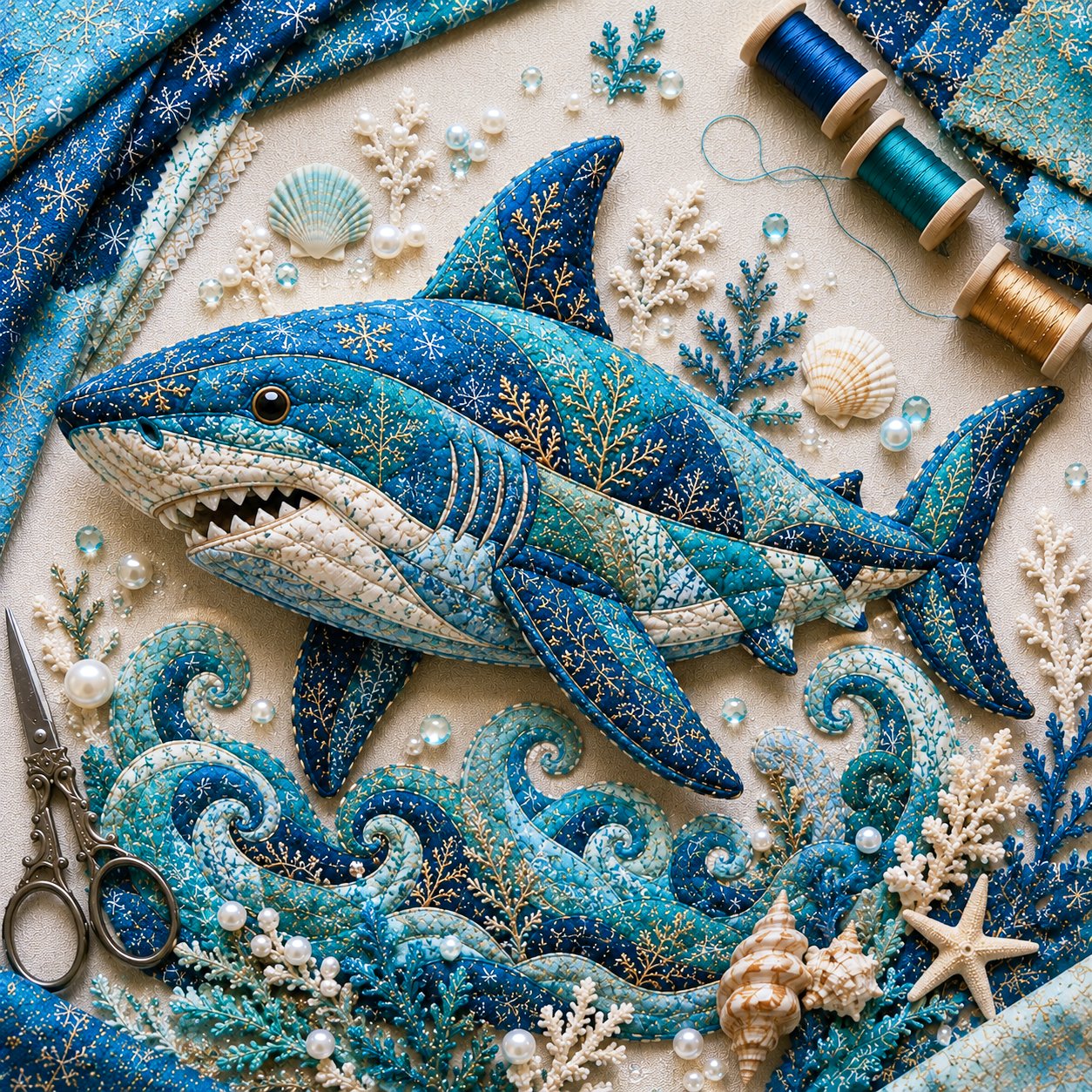 🔥LAST DAY 50% OFF - 🌊Ocean Patchwork DIY Kit