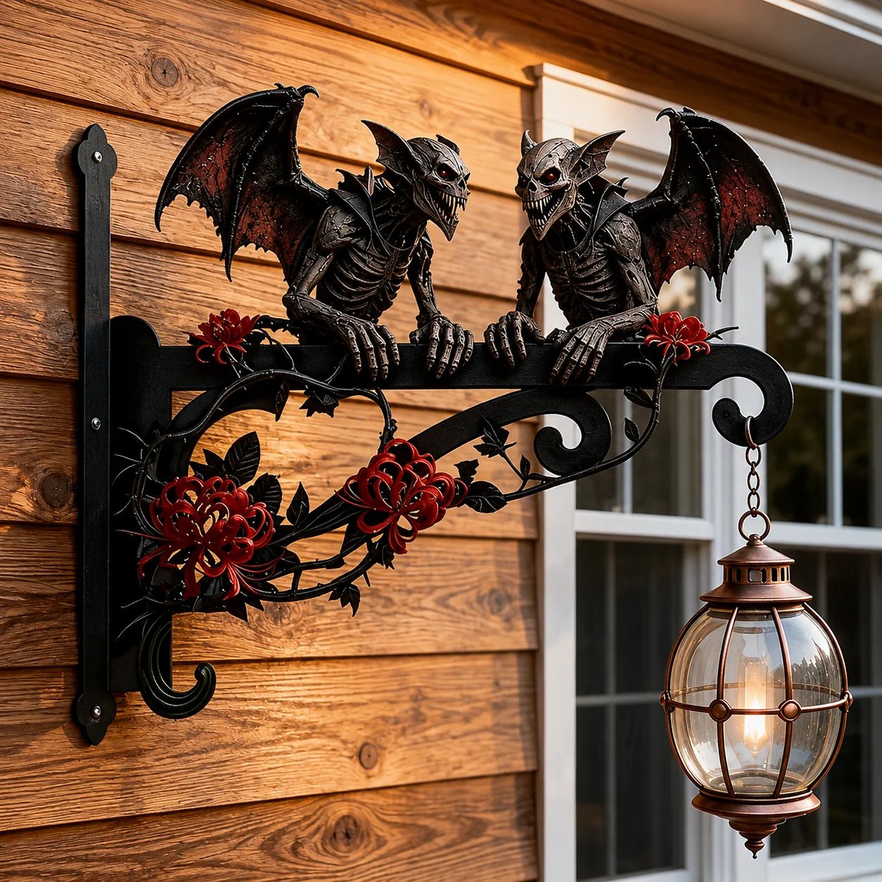 🔥HOT SALE🔥Halloween Decorative Wall Hook - Spooky Outdoor Metal Hanger For Porch & Garden Decor