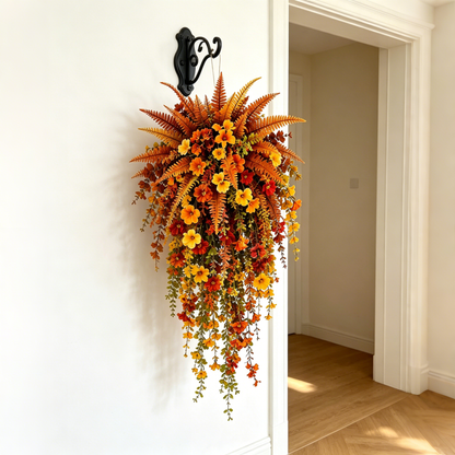 🍂Artificial Autumn Harvest Swag Front Door & Farmhouse Porch Hanging Seasonal Decor