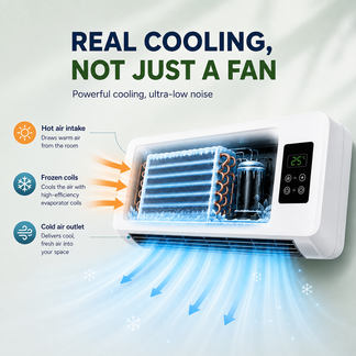 🔥 Limited-Time Deal: Ductless Portable Air Conditioner – No Window Needed