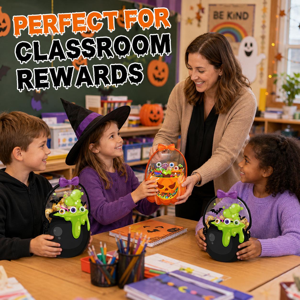 🔥Last Day 50% OFF - 🎃Halloween Plastic Goodie Bags