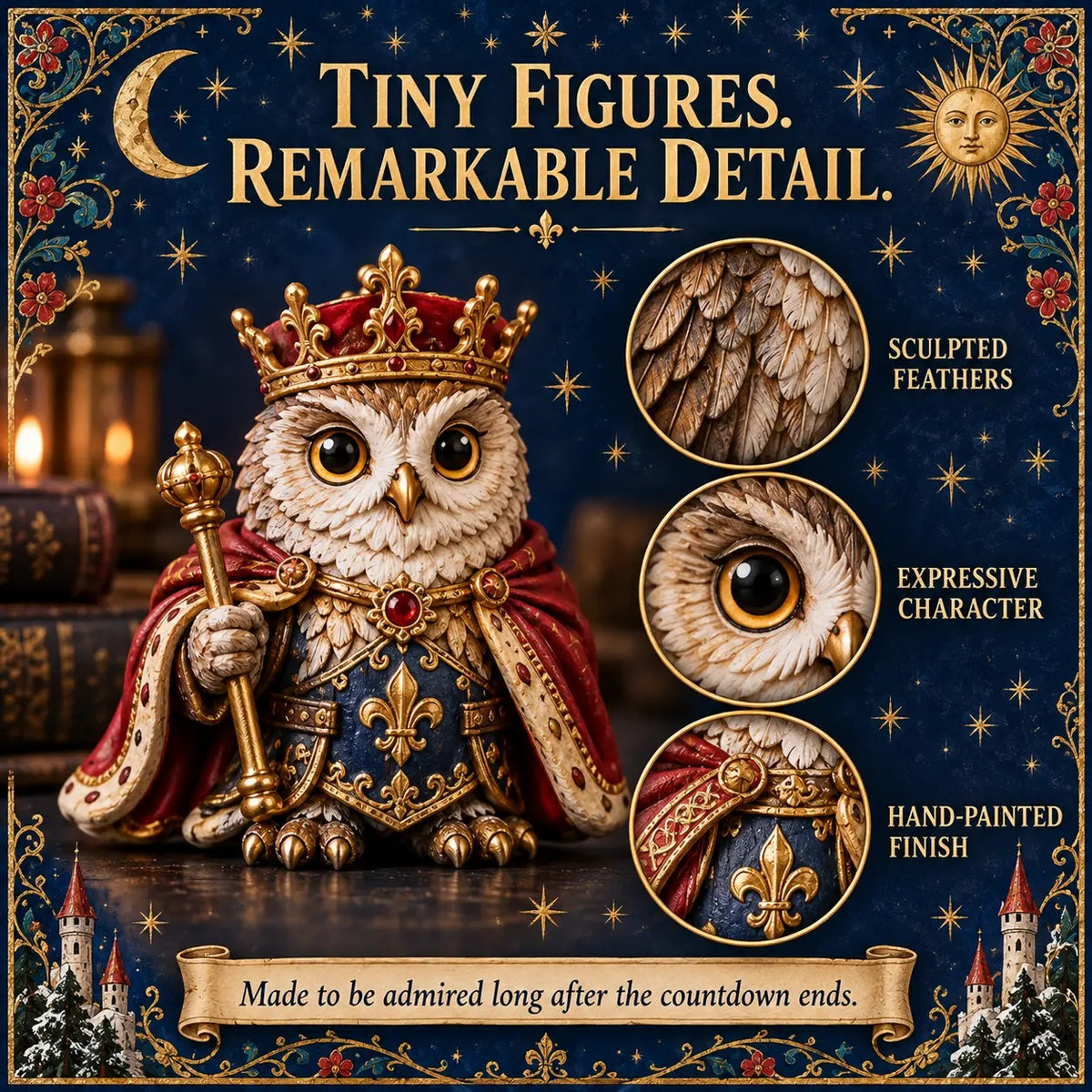 🎄📅24 Days of Peculiar Medieval Owls🦉