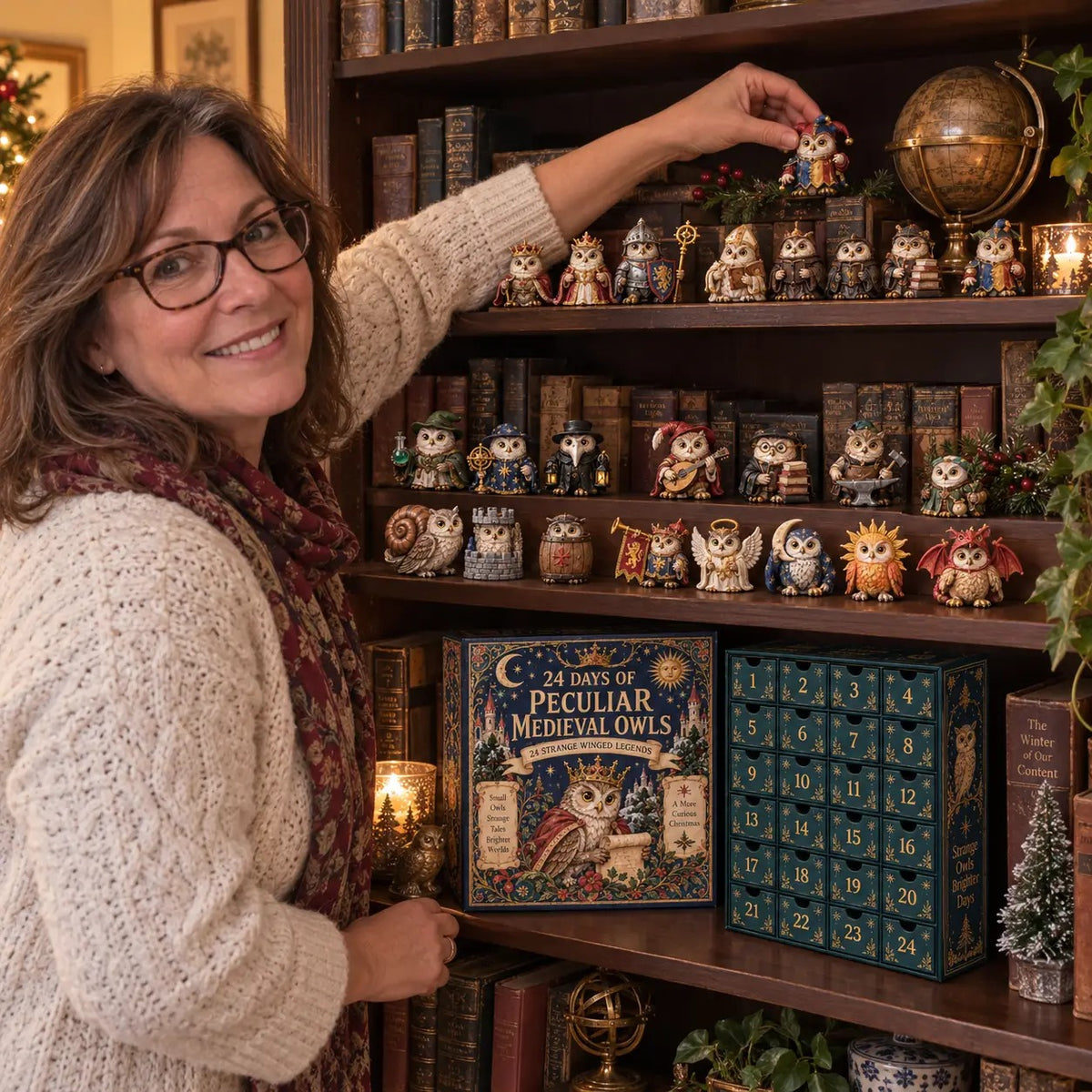 🎄📅24 Days of Peculiar Medieval Owls🦉