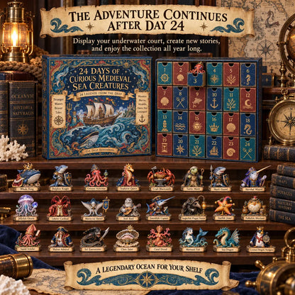 📅24 Days of Curious Medieval Sea Creatures🐙