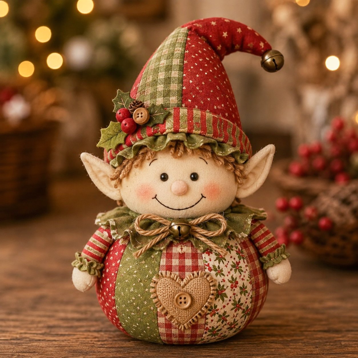 DIY Patchwork Fabric Character Doll Kit