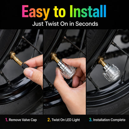 🔥Hot Sale - 49% OFF🔥LED Tire Valve Stem Lights