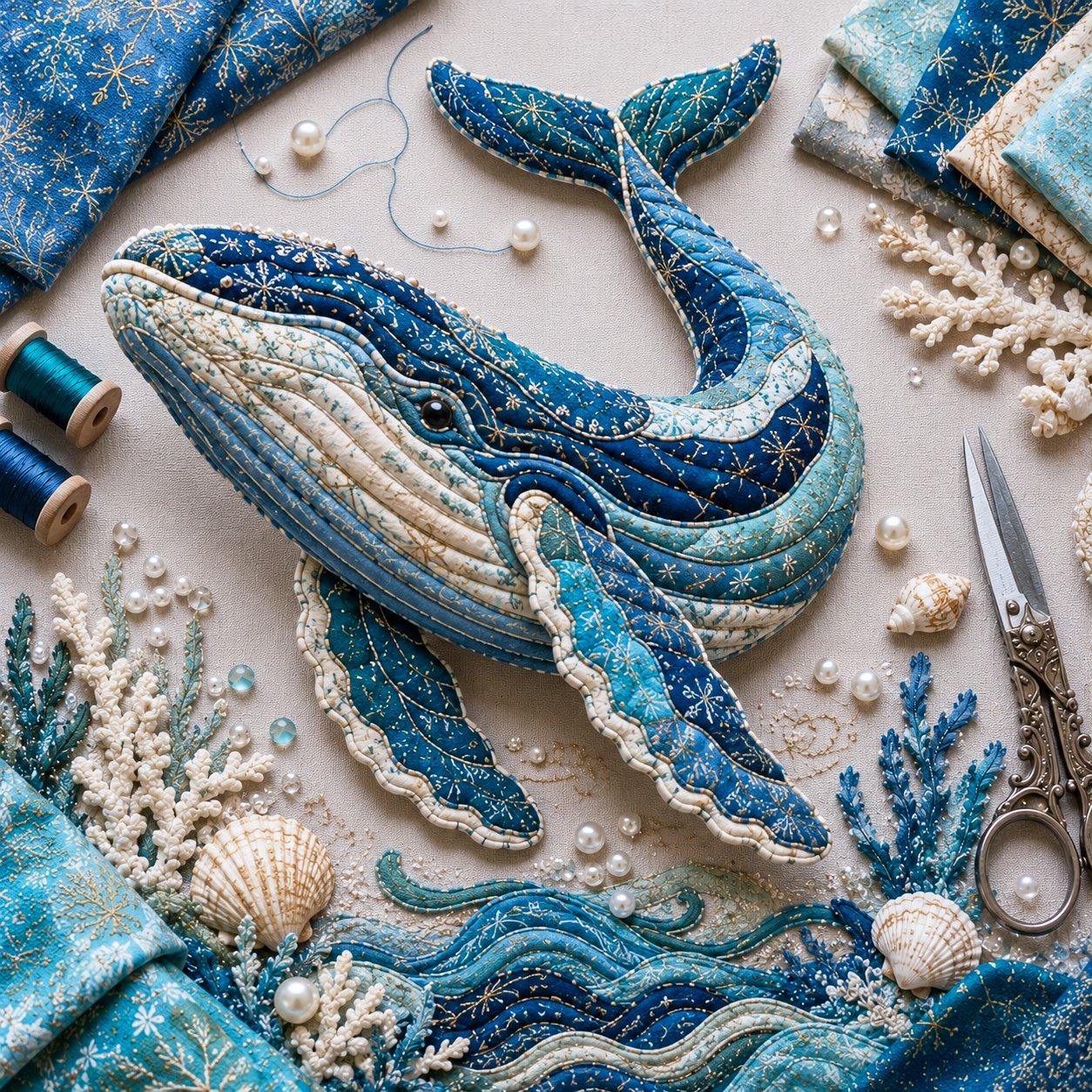 🔥LAST DAY 50% OFF - 🌊Ocean Patchwork DIY Kit