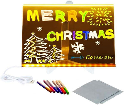 (🌲Early Christmas Sale🎁)-✨LED Note Board with Colors🎨