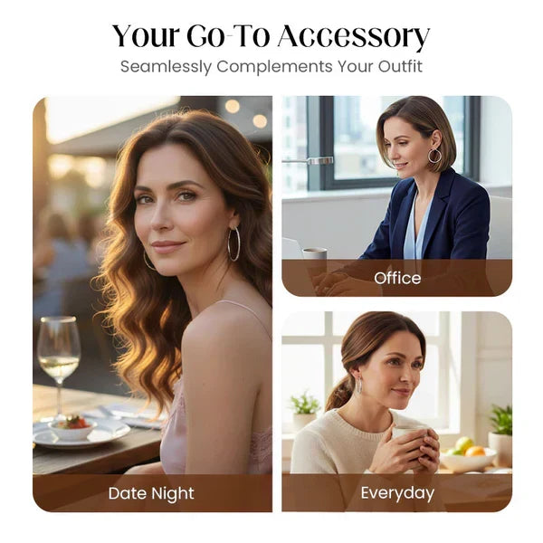 🎉BUY 1 GET 1 FREE🎁Diamond-Cut Hoop Earrings for Women – Elegant, Sparkling 💎
