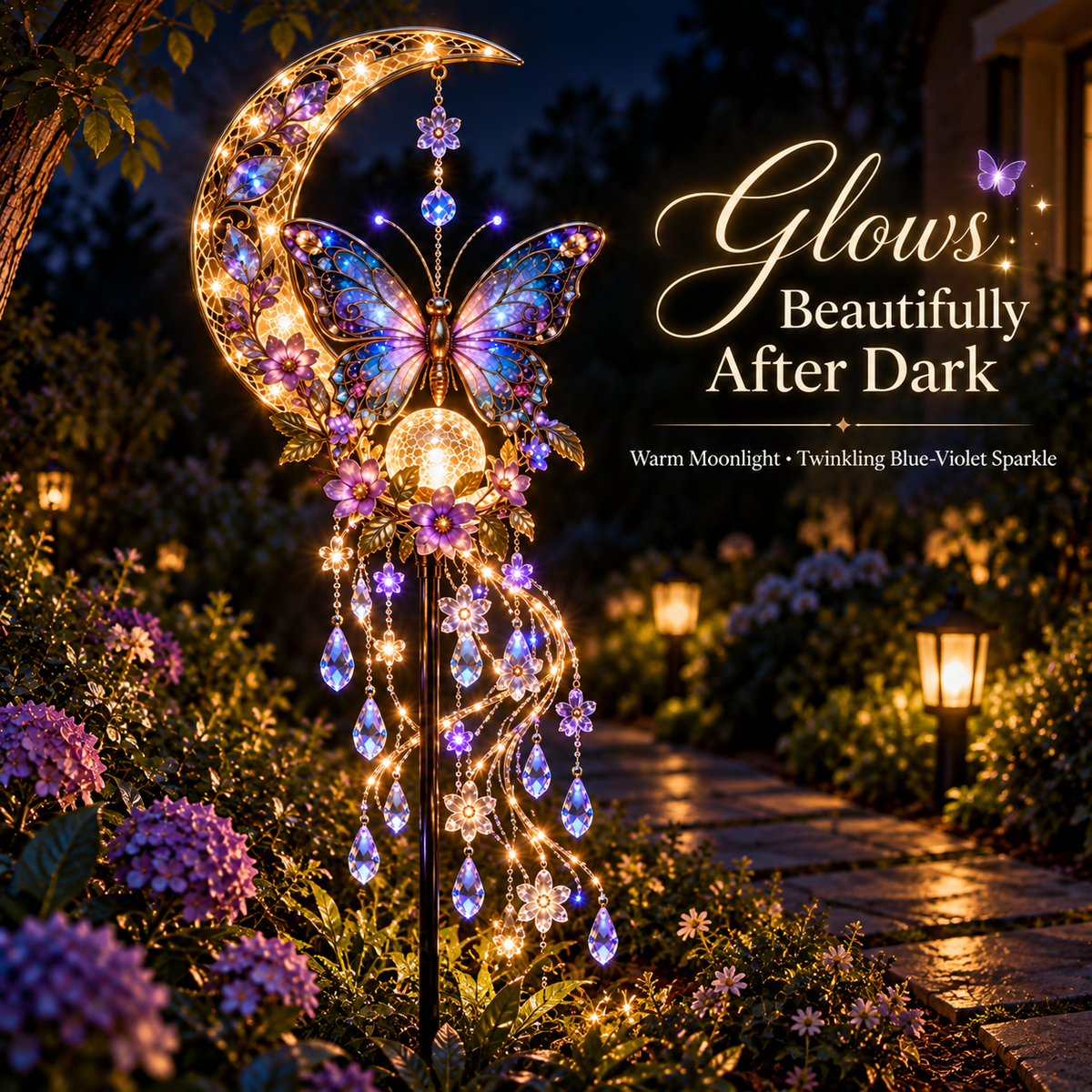 🦋Butterfly Moonlight Cascade™ A Little Moonlight Magic for Your Garden🌺