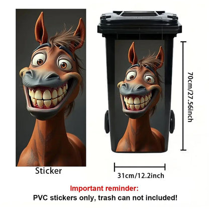 ⏳ Last Day 49% OFF – Creative Trash Can Sticker with Colourful Cartoon✨