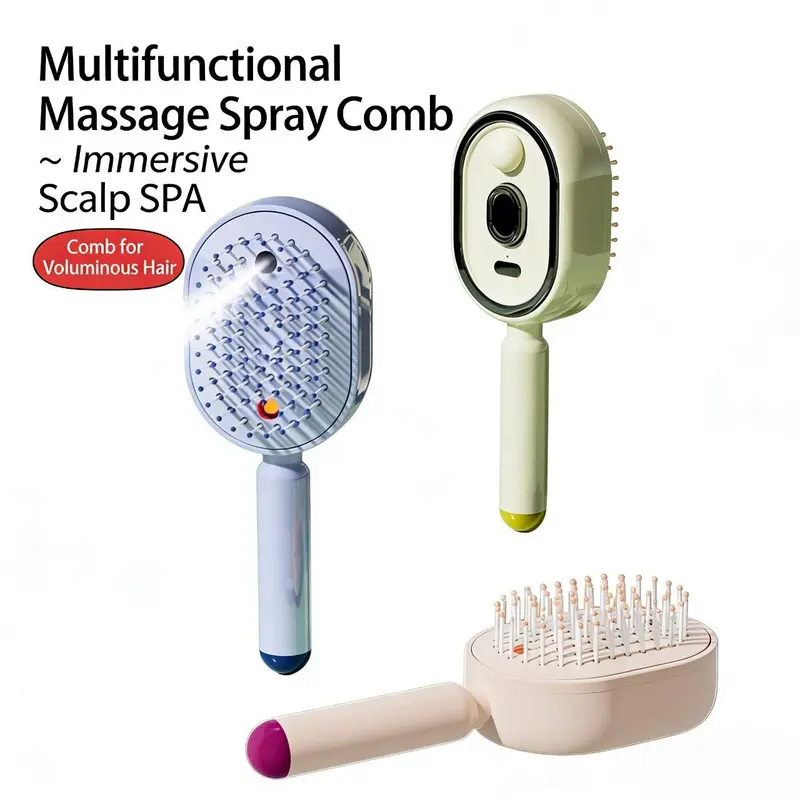 🔥Last Day 50% OFF🔥-Electric Spray Air Cushion Massage Comb