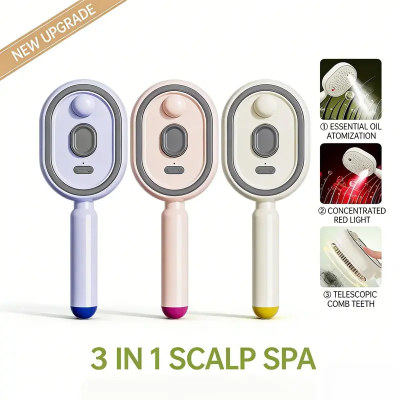 🔥Last Day 50% OFF🔥-Electric Spray Air Cushion Massage Comb