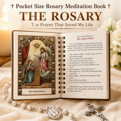 ✝️Pocket Size Rosary Meditation Book✝️The Rosary The Prayer That Saved My Life