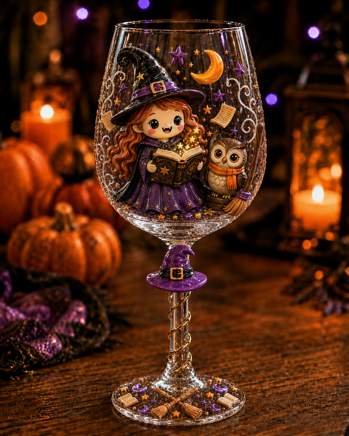 🔥Last day 50% OFF🎁Halloween 3D Wine Glass Collection Gift Box Set✨