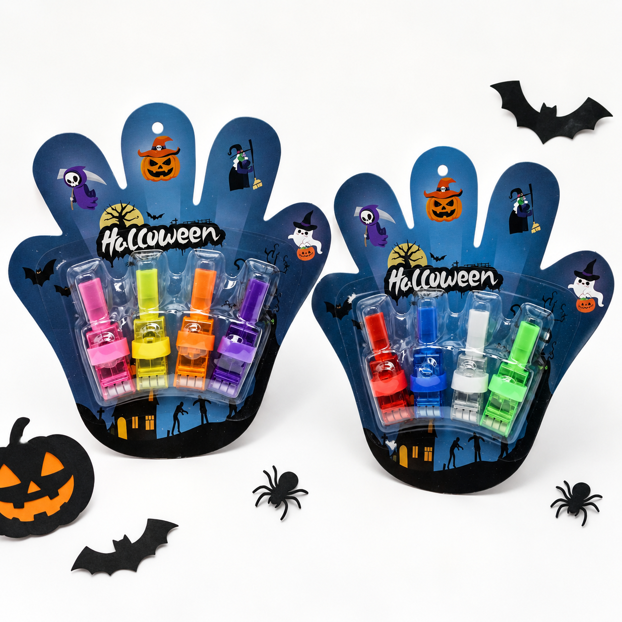 🎃 Halloween Finger Projector Lights – Mini Pattern Projector