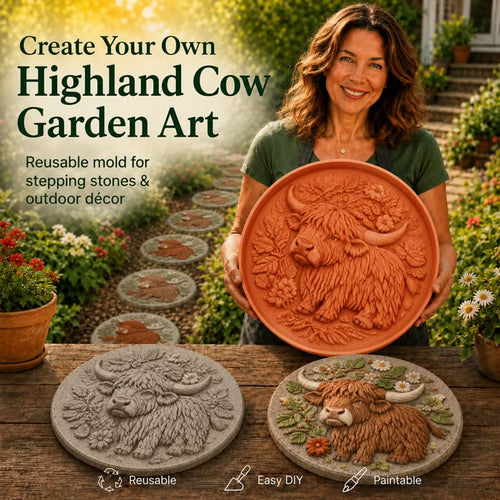 💥 LAST DAY 49% OFF - Reusable Animal-Themed Garden Art Mold – Bring Nature to Life in Your Garden (📦Buy 2 Free Shipping)