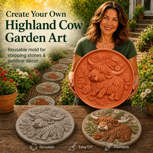 💥 LAST DAY 49% OFF - Reusable Animal-Themed Garden Art Mold – Bring Nature to Life in Your Garden (📦Buy 2 Free Shipping)