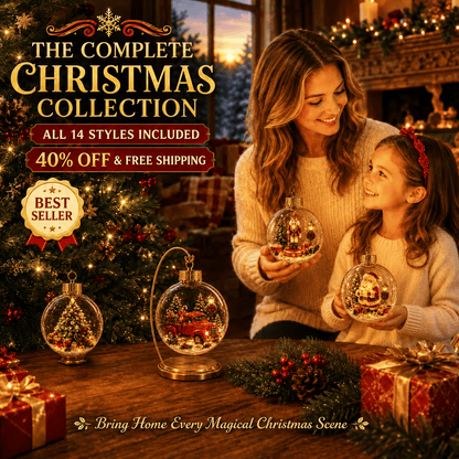 🔥Limited time 69% OFF -✨🎄 Glowing Christmas Story Ornament – Light-Up Mini Holiday Scene
