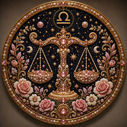 🔥LAST DAY 50% OFF - ♈12 Zodiac Signs Pearl Art Kit — The Perfect Personalized Gift for Astrology Lovers🌙