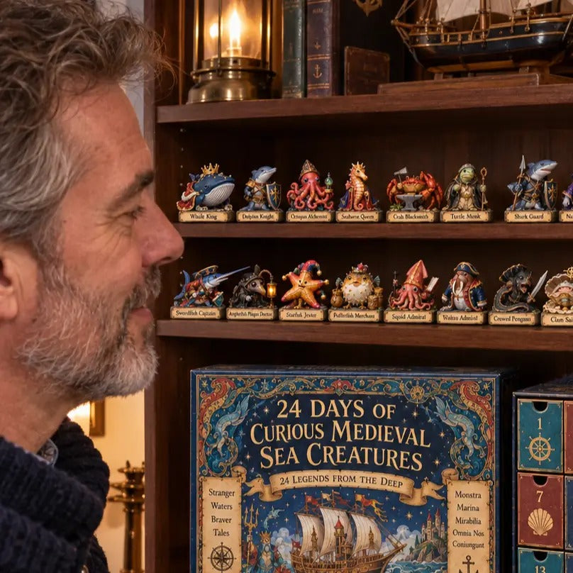 📅24 Days of Curious Medieval Sea Creatures🐙