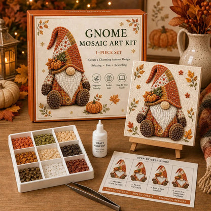 🔥HOT SALE 49% OFF -  🌸Gnome Mosaic Art Kit – Create Your Own Charming Handmade Masterpiece