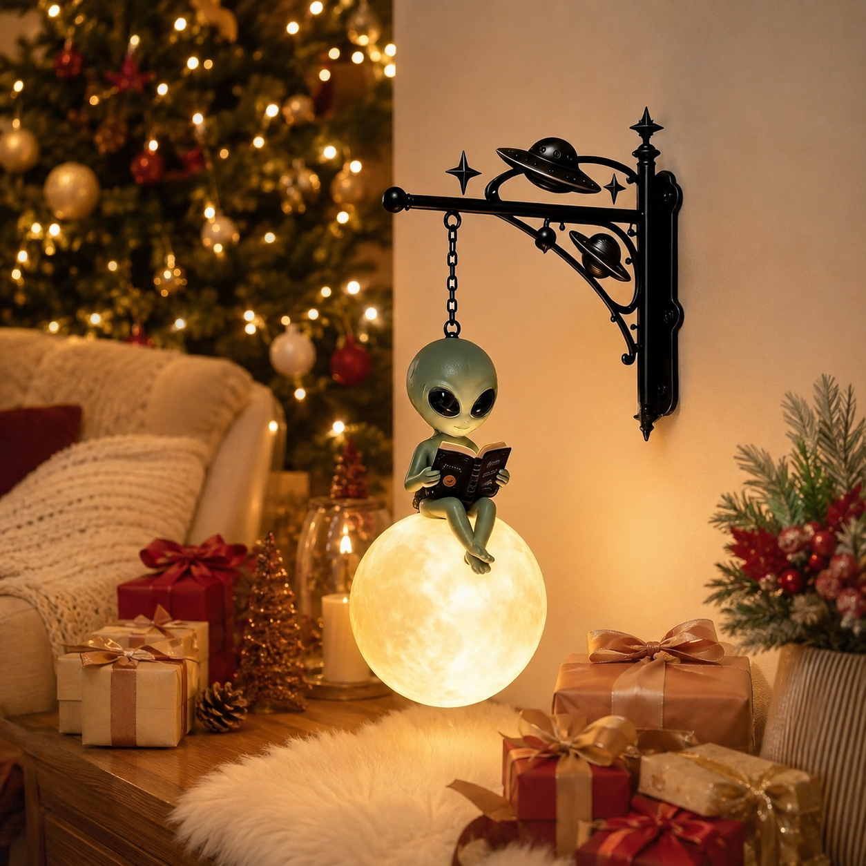 Alien Moon Reading Lamp