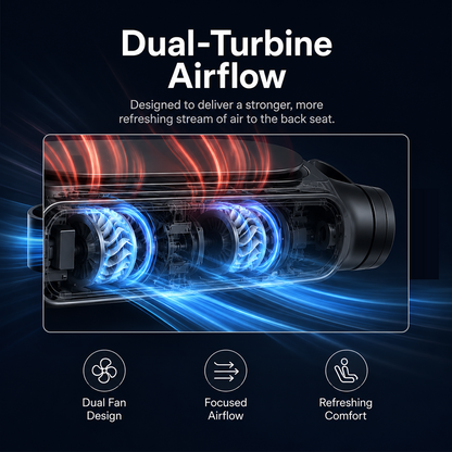 🔥Rechargeable Car Seat Cooling Fans