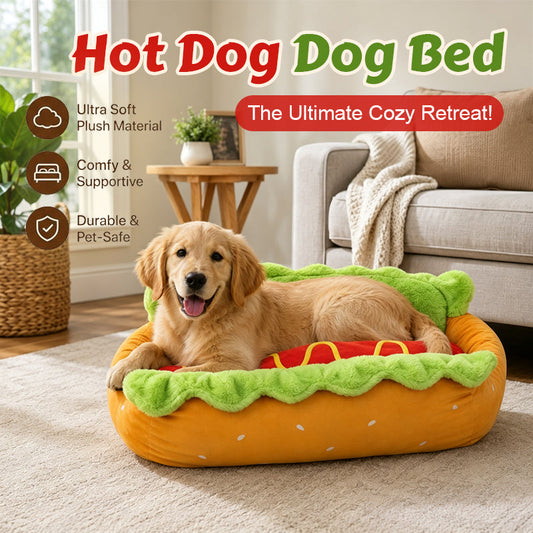 🌭 Limited-Time 50% OFF — Funny Hot Dog Bed
