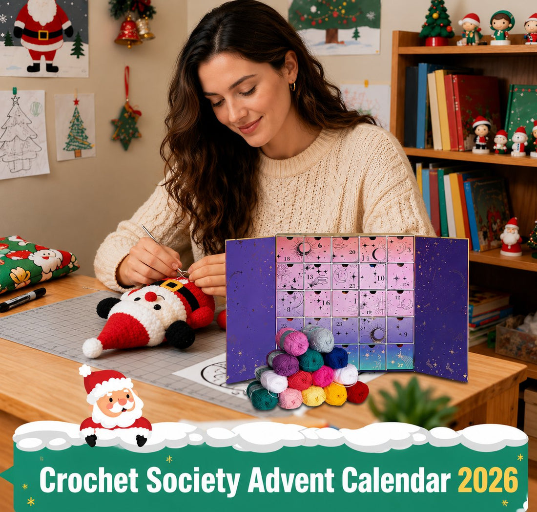 Reusable Crochet Advent Calendar drawer box