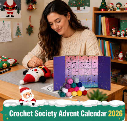 🧵 Crochet Advent Calendar 2026 – 25 Days of Yarn, Crochet Tools, Patterns & Creative Surprises (🔥Same as in the video)
